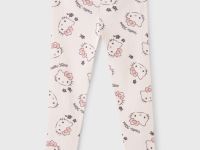 Тёмно-розовые легинсы с принтом Hello Kitty для девочки Глория Джинс