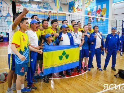 Мужская команда Чурапчи — первая в волейболе