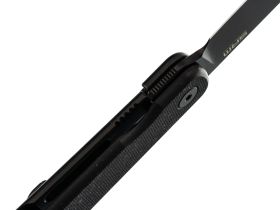 Складной нож SRM 135L-GB, сталь 14C28N, рукоять G10, черный