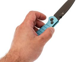 Раскладной нож Bestech Goodboy, сталь D2, рукоять G10, голубой