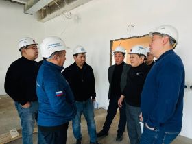 Строящиеся соцобъекты проверили в Мегино-Кангаласском районе