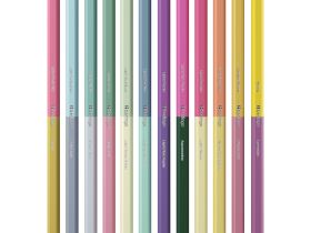 Набор карандашей цветные пастельные тона двусторонние Berlingo "SuperSoft. Pastel", 24 цв., 12 шт., заточ