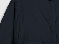 Утеплённая куртка с поясом, Черный