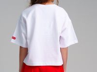 Фуфайка трикотажная для девочек (футболка)