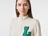 Женское платье Lacoste с высоким воротом на молнии