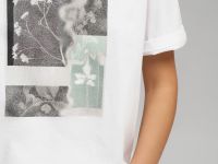 Свободная футболка из хлопкового джерси