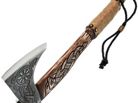 Кованый топор Агисхьяльм малый, резной