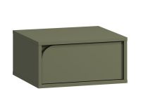 Тумба прикроватная подвесная Блест 45x22 Оливковый