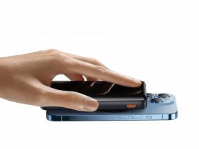 Внешний аккумулятор Baseus Wireless Kickstand Magnetic Bracket 10000mAh 20W (синий) (PPCXZ10)