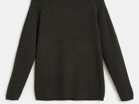 Джемпер с рукавом реглан и округлой горловиной