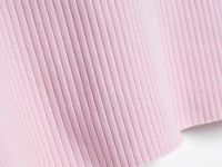 Поло в рубчик с коротким рукавом, Розовый