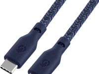 Кабель uBear Trend USB-C to USB-C 140W 2.4m Blue