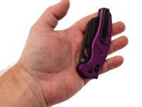 Складной нож Kizer C01C, сталь 154CM, рукоять алюминий, фиолетовый