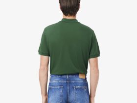 Мужское поло Lacoste из смеси эластичного органического хлопка