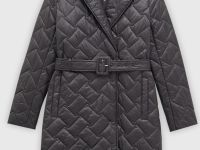 Полупальто утепленное с поясом
