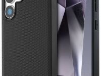 Чехол Lacoste Iconic Woven MagSafe для Galaxy S25 Ultra черный