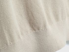 Футболка из текстурной ткани, Бежевый