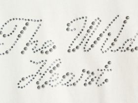 Футболка с аппликацией для девочек, Белый