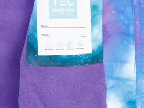 Куртка текстильная с полиуретановым покрытием для девочек (ветровка)