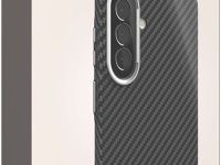 Клип-кейс VLP Grid c MagSafe для Samsung Galaxy A57 Чёрный