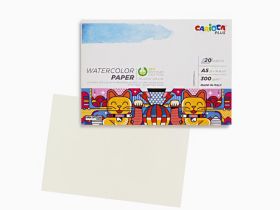 Скетчбук для рисования акварелью "Carioca Plus" 300 гр, крупное зерно, хлопок 25%, A5 20 л.
