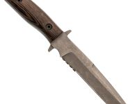 Нож для выживания Командор, сталь 65х13, рукоять венге