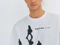 Футболка с принтом, Белый