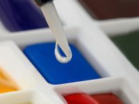 Набор акварели HIMI 18 цветов, подарочный, желтый