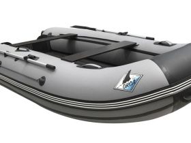 Лодка ПВХ ORCA 340 НДНД серый/черный