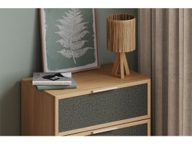 Комод Флавир 70x102 Рогожка Графитовый
