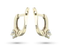 Серьги из желтого золота с бриллиантами э0301сг08070700