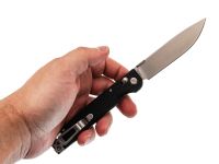 Складной нож Daggerr Dropet DL, сталь 8Cr14MoV, рукоять термопластик FRN, черный