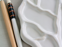 Палитра художественная керамическая "ДЕРЕВО"