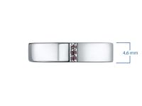 Кольцо из серебра с гранатами э0606кц10153700