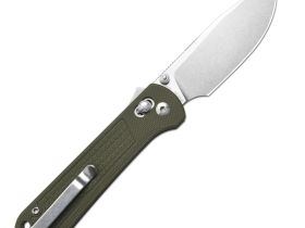 Складной нож CJRB Bolt, сталь AR-RPM9, рукоять G10, зеленый