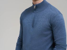 Джемпер прямого кроя из хлопка