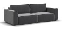 Диван Босс Софт Велюр Монолит серый
