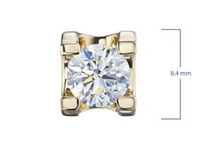 Классическая подвеска из желтого золота э0312пд06210861_white