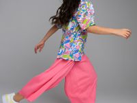 Брюки трикотажные для девочек (кюлоты)