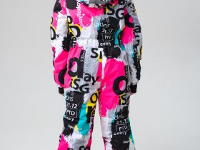 Комбинезон текстильный с полиуретановым покрытием для девочек