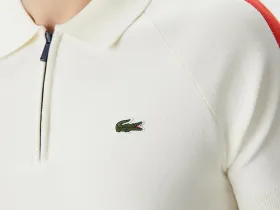 Мужское трикотажное поло Lacoste на молнии