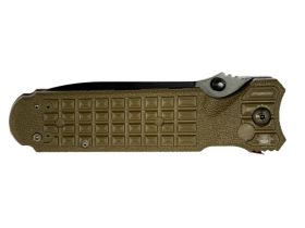 Складной нож Fox Predator 2F, сталь N690, рукоять Forprene, зеленый