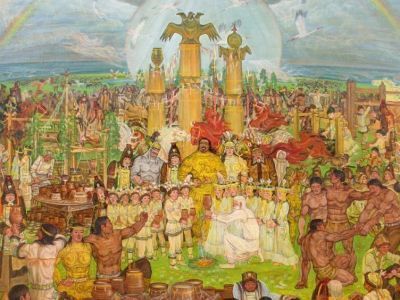 Эпос в формате 3D. Айталина Степанова о выставке работ своего отца, живописи и призвании