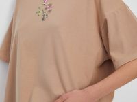 Свободная футболка с принтом