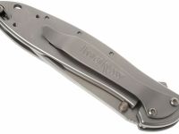 Складной полуавтоматический нож Kershaw Leek 1660, сталь 14C28N, рукоять нержавеющая сталь