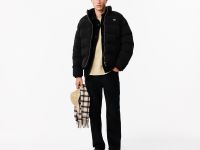 Мужские прямые вельветовые брюки Lacoste