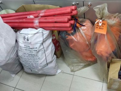 Ленские пожарные получили ранцевые огнетушители для тушения лесных пожаров