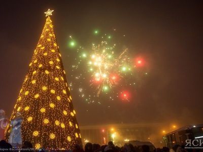 В Якутске выбирают место для установки главной ёлки республики