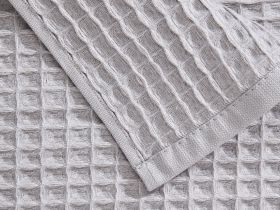 Полотенце вафельное Lorgo, серое