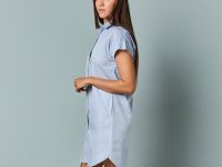 Туника Sateen, голубая